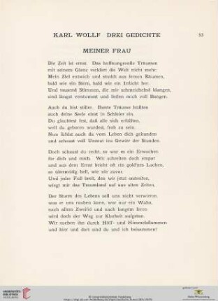 3: Drei Gedichte