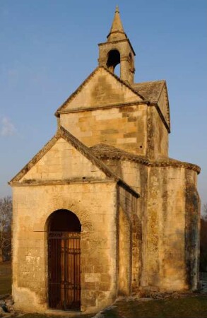 Frankreich. Provence. Bouches du Rhone. Abbaye Montmajour. Chapelle Sainte Croix. 12 Jahrhundert
