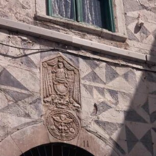 Chios Süd, Pyrgí. Bauern-Sgraffito