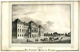 Das Japanische Palais in Dresden. 1835.