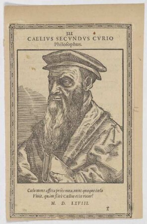 Bildnis des Caelius Secundus Curio
