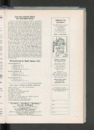 Rentenzahlung für Monat Februar 1972