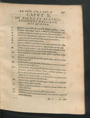 Caput X. De Pactis Et Renunciationibus Mulierum Alia Quaedam