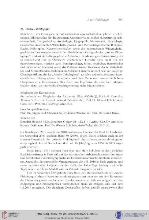 14. Année Philologique