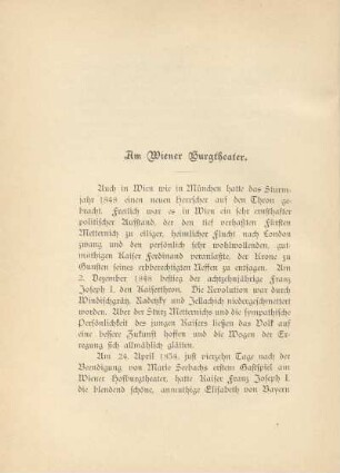 Am Wiener Burgtheater