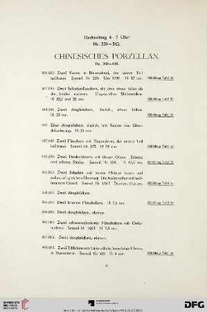 Chinesisches Porzellan (Nr. 239-542)