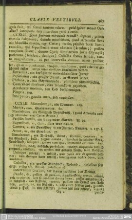 CCXLII. Quot fuerunt miracula mundi?