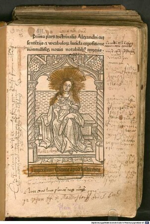 Doctrinale : P. 1-2, mit Glossa notabilis von Gerardus de Zutphania. 1