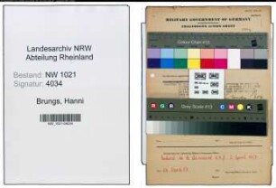 Entnazifizierung Hanni Brungs , geb. 00.00.000 (Transportunternehmerin)