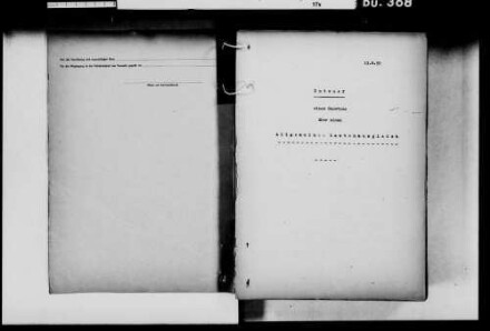 Entwurf (13. August 1950) eines Bundesgesetzes über einen allgemeinen Lastenausgleich und Stellungnahme zu den Anregungen des "Unkeler Kreises" (25. August 1950)