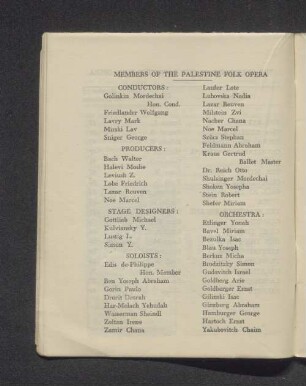 Member of the palestine Folk Opera.