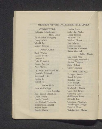 Member of the palestine Folk Opera.