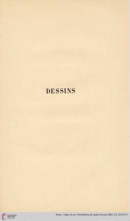 Dessins (Nr. 560 - 619)