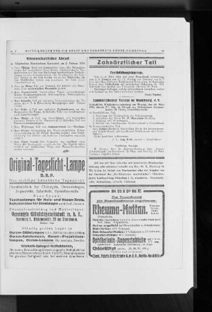 Zahnärztlicher Verein in Hamburg, e.V.