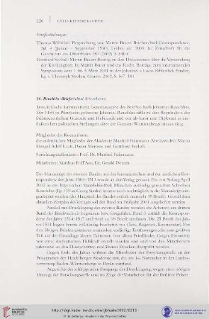 16. Reuchlin-Briefwechsel (Pforzheim)