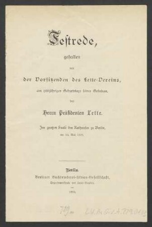 Festrede