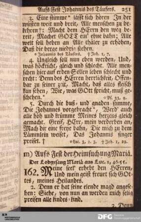 Auf Mariä Heimsuchung.