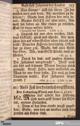Auf Mariä Heimsuchung.