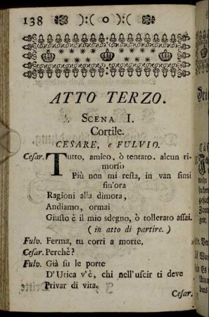 Scena I. / Erster Auftritt. - Scena VIII. / Achter Auftritt.