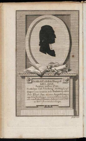 Gottlieb Eusebius Traugott Melzer, Aumae natus 1740. [...]