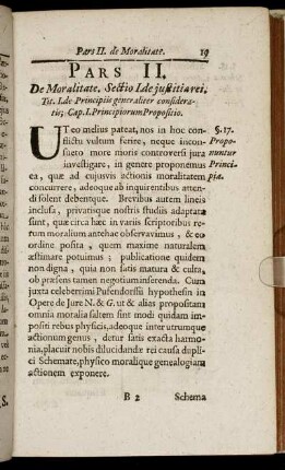Tit. I. De Principiis generaliter consideratis