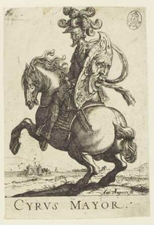 Cyrus Maior (aus einer Serie von Kopien der Orlando Furioso-Serie mit veränderten Namensbezeichnungen)