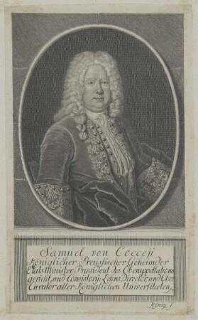 Bildnis des Samuel von Cocceji