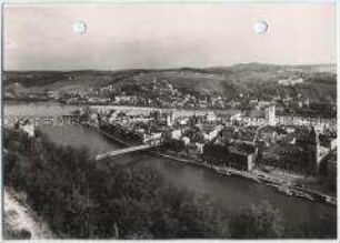 Passau, Innenstadt und Wallfahrtskirche Mariahilf