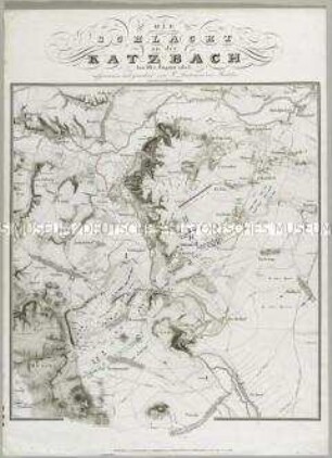 Die Schlacht an der Katzbach den 26ten August 1813