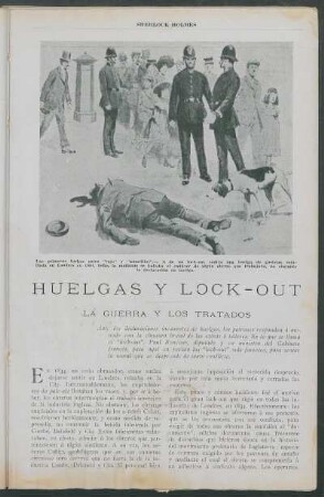 Huelgas y lock-out - La guerra y los tratados