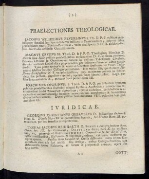 Praelectiones Theologicae