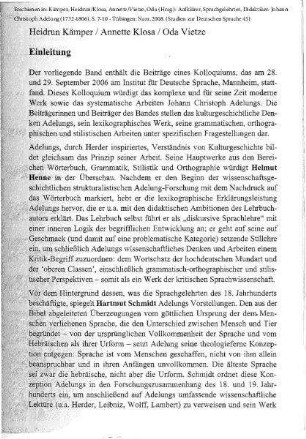 Einleitung