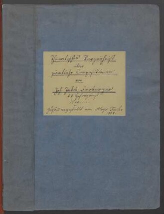 Thematisches Verzeichnis über sämtliche Compositionen von Joh. Jakob Froberger k.k. Hoforganist 1649...