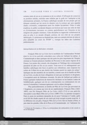 Interprétation de la littérature orientale