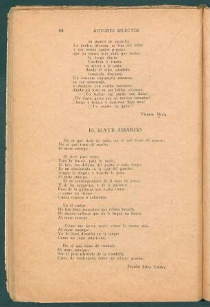 El mate amargo