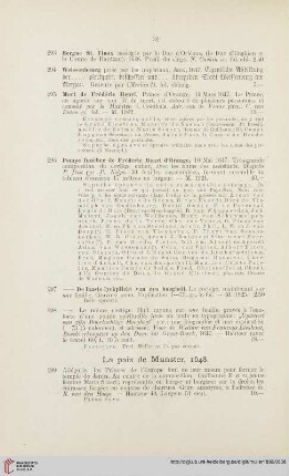 La paix de Munster, 1648 (No. 299 -311)