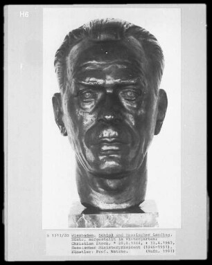Stock, Christian (1884-1967), Hessischer Ministerpräsident (1946-1951)