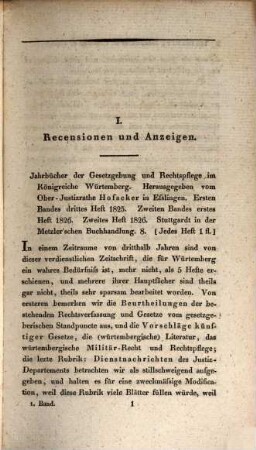 Jahrbücher der gesammten deutschen juristischen Literatur. 4. 1827
