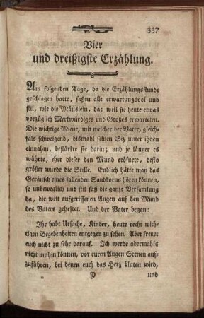 Vier und dreißigste Erzählung.