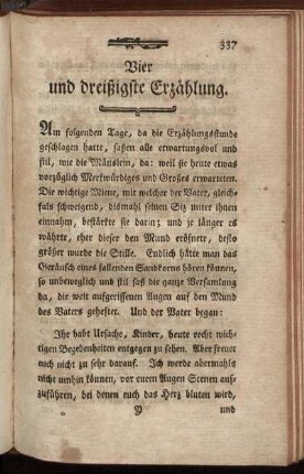 Vier und dreißigste Erzählung.