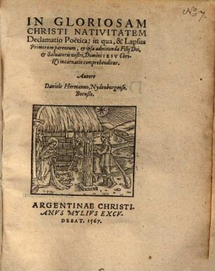 In gloriosam Christi nativitatem declamatio poëtica ...