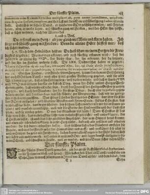 Der fünffte Psalm