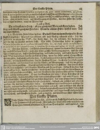 Der fünffte Psalm