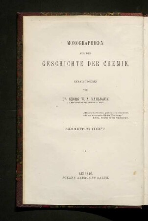 Teil 2: Christian Friedrich Schönbein 1799 - 1868 : ein Blatt zur Geschichte des 19. Jahrhunderts