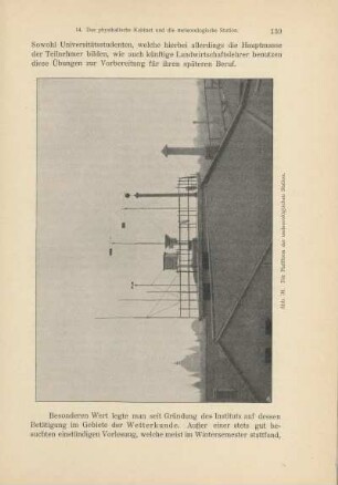 Abb. 30. Die Plattform der meteorologischen Station