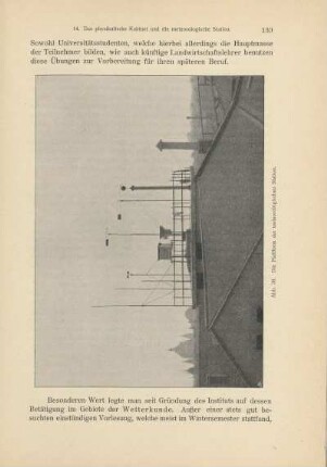 Abb. 30. Die Plattform der meteorologischen Station