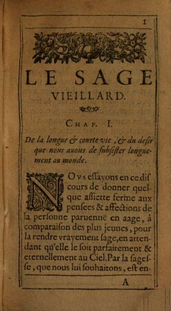 Le Sage Vieillard