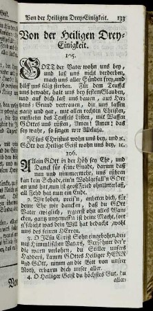 Von der Heiligen Drey-Einigkeit.