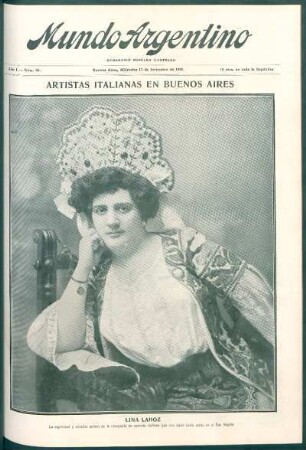 Artistas italianas en Buenos Aires [Fotografía] : Lina Lahoz