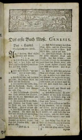 Das erste Buch Mose. Genesis.